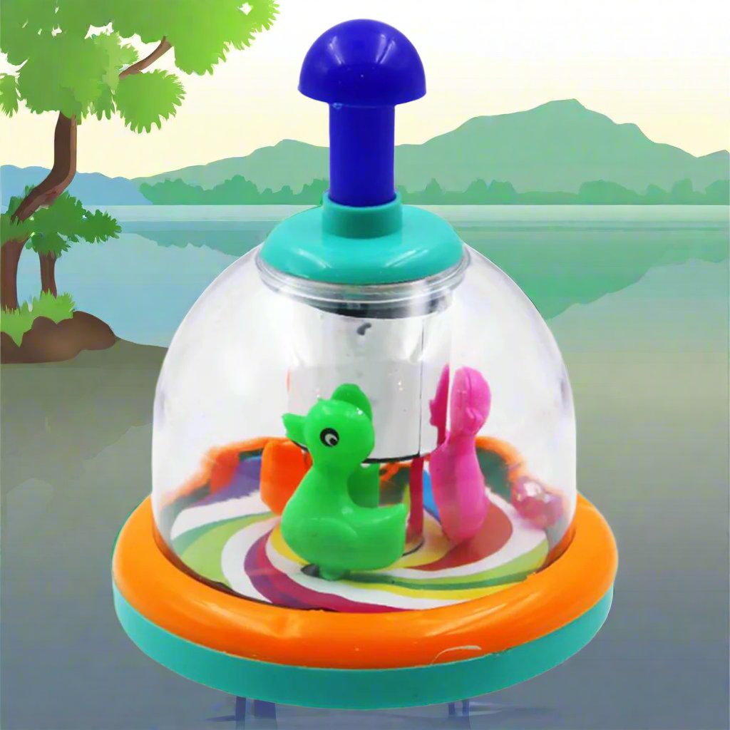 PUSH AND spin duck toy for kids