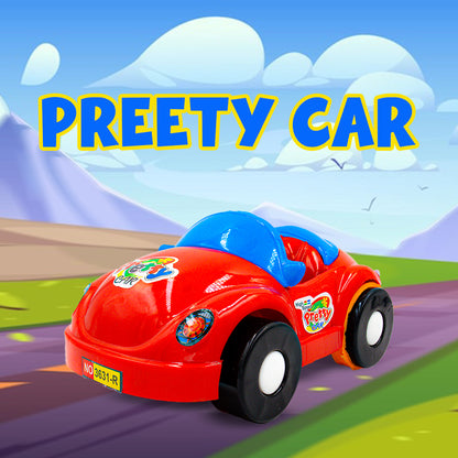 Toybharat Unisex Kids For Preety Car |Multicolour |Friction Power Toys| Birthday Gift