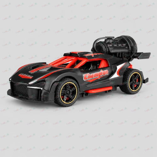 Pull Back Smoke Racing car  for Unisex Kids 