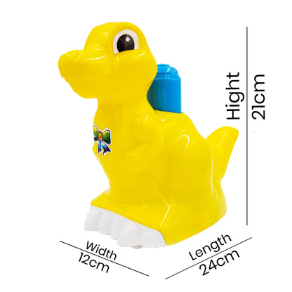 Toybharat Push N Go Dinosaur |Multicolour | Push N Go Toys | Birthday Gift for Boy and Girl Baby
