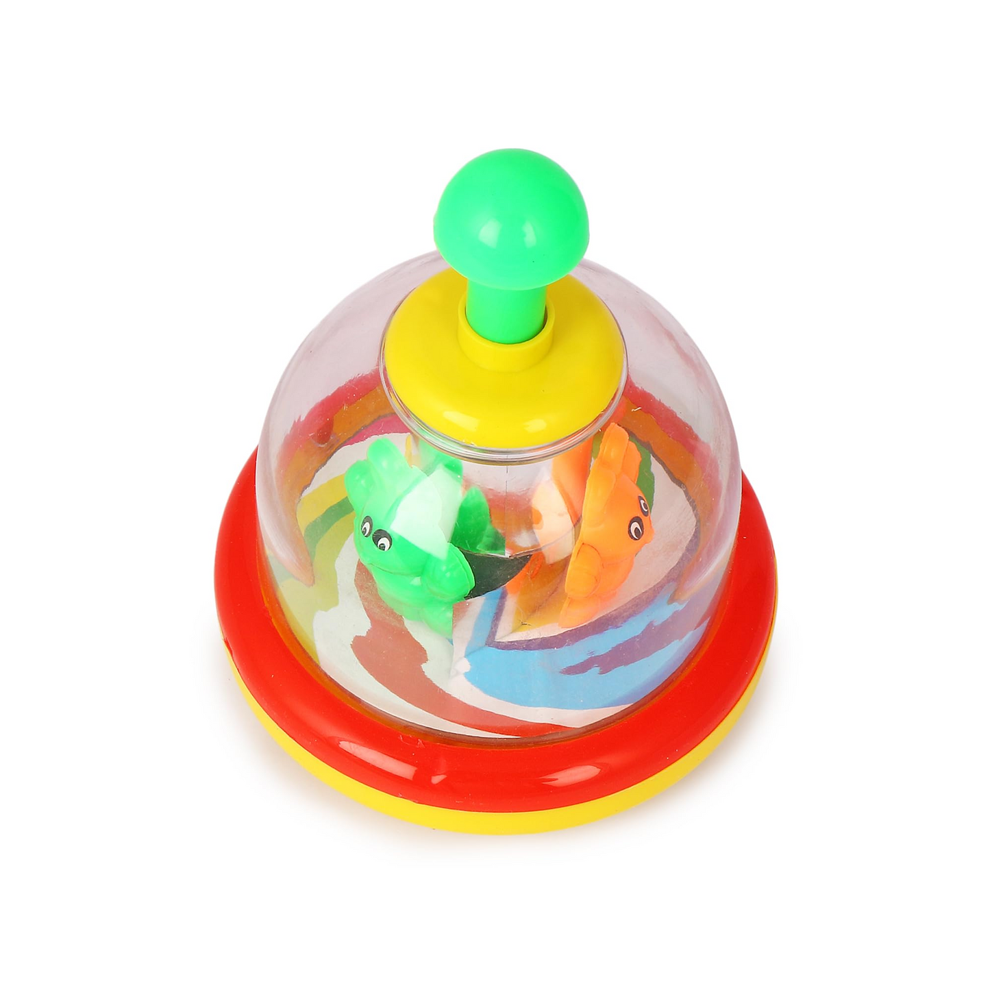 Toybharat Push N Spin Rabbit | Multicolour | Interactive Toys | Birthday Gift for Boy and Girl Baby