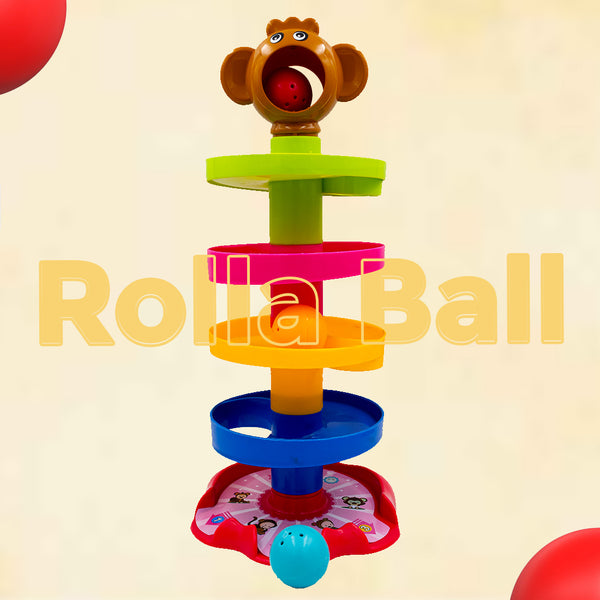 ToyBharat Rolla Ball 5 Layers Swirling Ball Ramp Roll Ball Toy for Bab ...