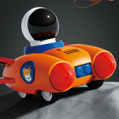 ToyBharat Pressing Go Rocket is a multicolour Push N Go toy that zooms forward with a simple press. Safe, non-toxic, and fun, it’s a perfect birthday gift for kids aged 1–6 for indoor and outdoor play.