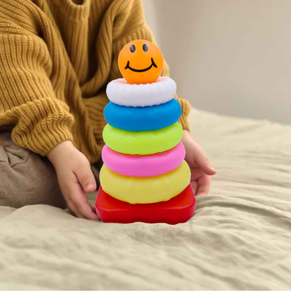 Toybharat Big Stacking Toy | Multicolour | Blocks & Stacking Toy | Birthday Gift for Boy and Girl Baby