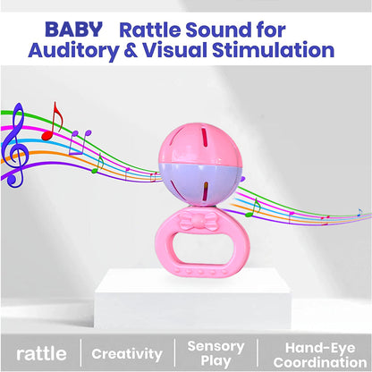 ToyBharat Baby Rattle Set – 6 Colorful Toys (Monkey, Ring, Dog, Crab, Hammer, Star) | Safe, Sound-Making & Easy to Carry | Made in India | For Toddlers (1-6 Years) | Multicolour