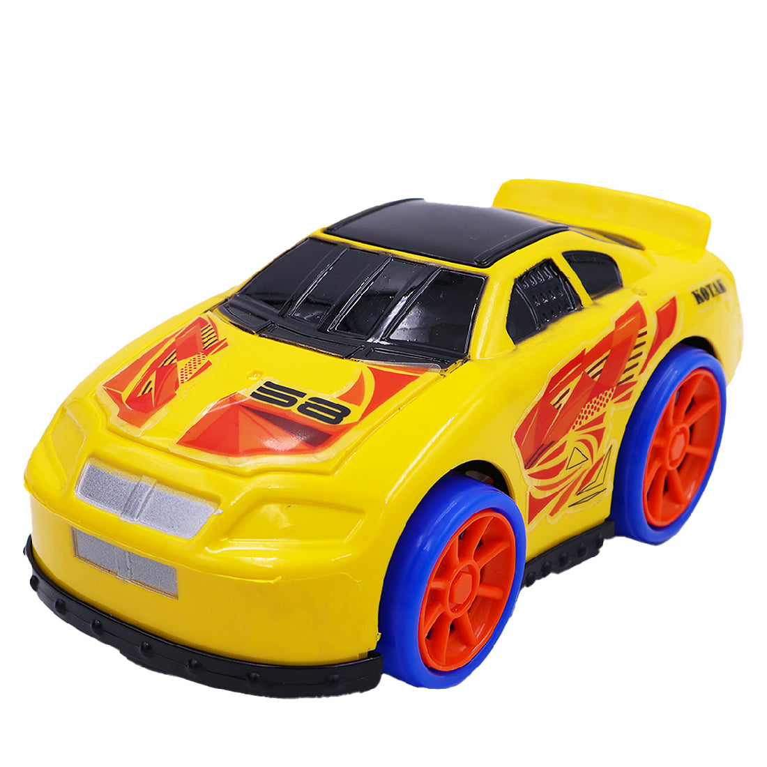 ToyBharat Bump N Go Cars| Electronics Car| Musical & Light Car | Multicolour | Birthday Gift for kids |