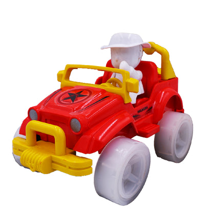 ToyBharat Bump N Go Cars| Electronics Car| Musical & Light Car | Multicolour | Birthday Gift for kids |