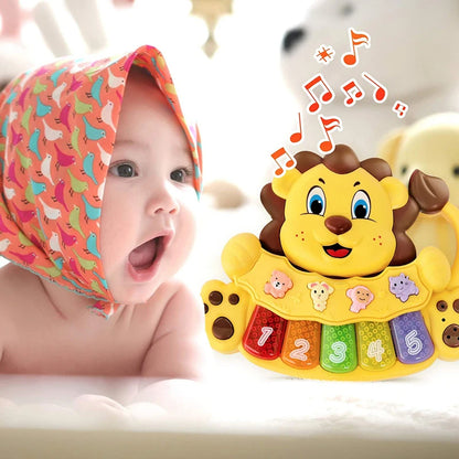 Toybharat Musical Lion Piano | Multicolour | Interactive Toys | Birthday Gift for Boy and Girl Baby