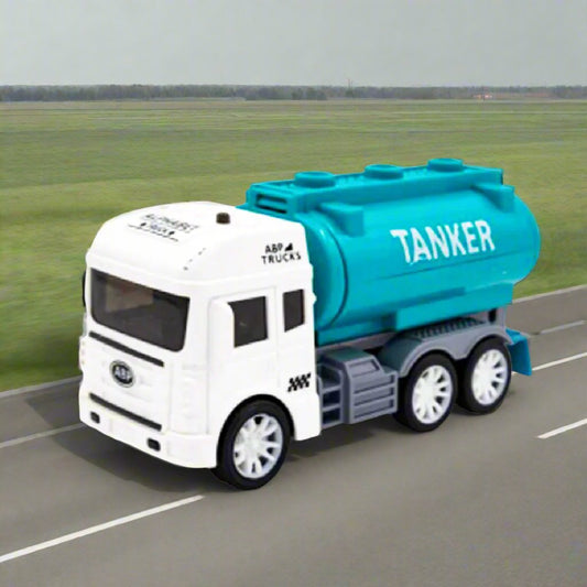 ToyBharat Construction Truck Mini Series Tanker Truck Set of 1 for City Waste Management|Doll & Play Set | 1 pcs.