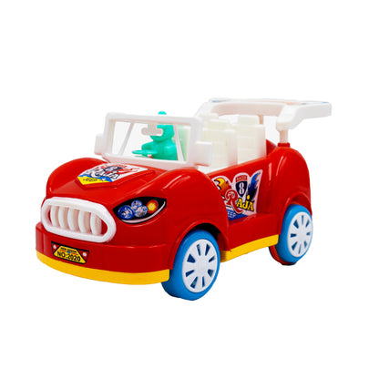 ToyBharat Raja Car is a multicolour friction-powered travel toy with a stylish design, perfect for kids aged 1 to 6 years. Made from safe, non-toxic materials, it's durable, fun, and a great birthday gift.