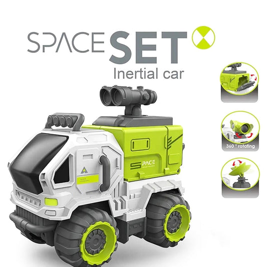 Toybharat Space Car |Multicolour |Intractive Toys| Birthday Gift for Boy and Girl Baby | 1 Pcs Only|