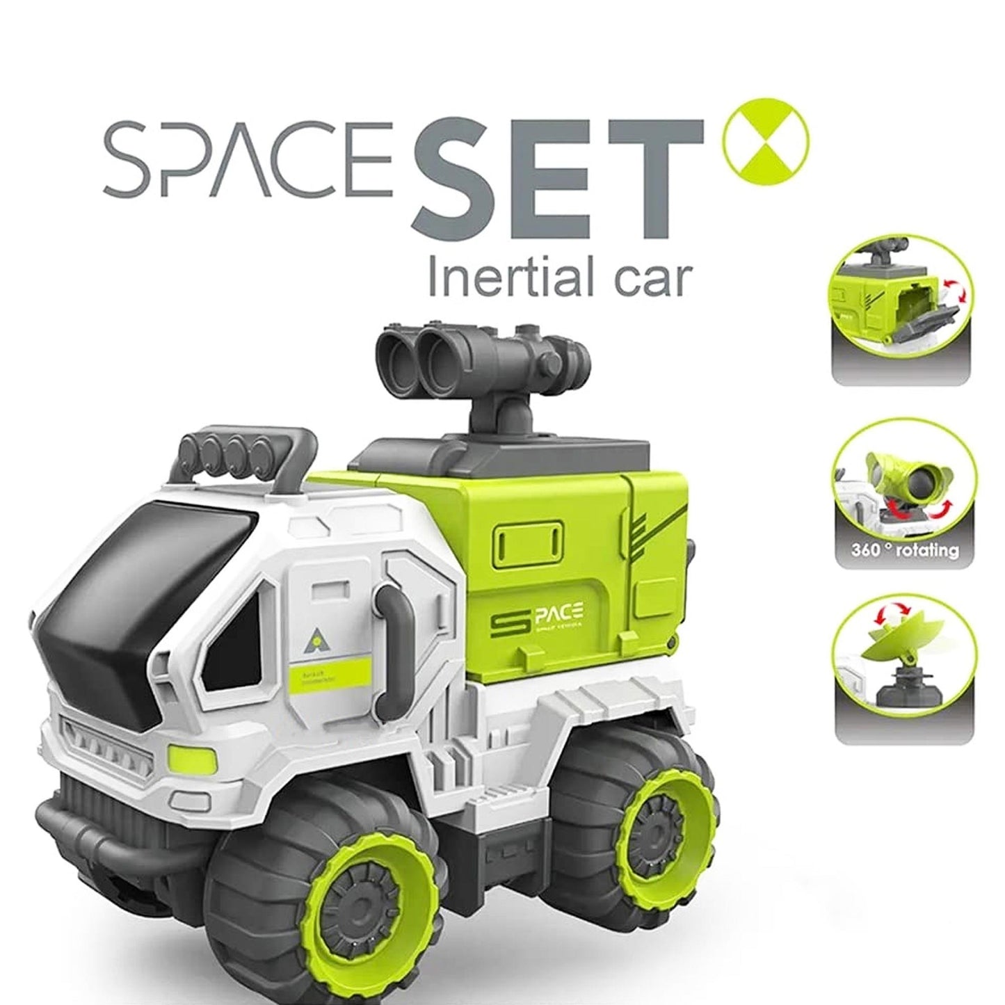 Toybharat Space Car |Multicolour |Intractive Toys| Birthday Gift for Boy and Girl Baby