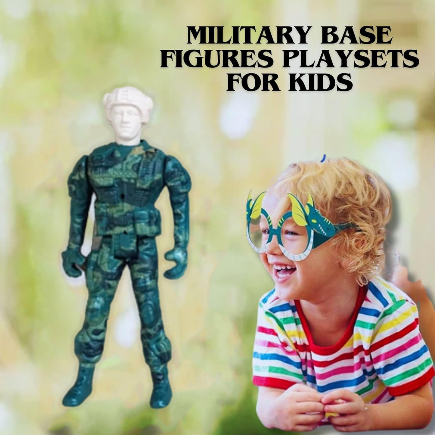 ToyBharat Soldier Set Army Toys Figure for Children| 3PCs Soldiers Set for Kids |Toy for Boys and Girls Military Action Figures Battlefield Playset Education Toys for 3+ Year Old
