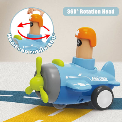 ToyBharat Pressing Go Plane is a colourful Push N Go Toy for kids. A safe, non-toxic, and realistic toy that's perfect as a birthday gift. Great for indoor and outdoor play for toddlers aged 1–6 years.