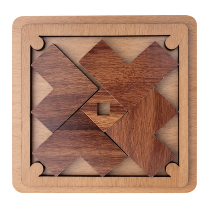 Toybharat Wooden ZIg Zac Puzzle Game Board Game Puzzle Toy (Multicolour) for Adults Family Contemporary Manufacture And Unisex Kids (Colour May Differ)