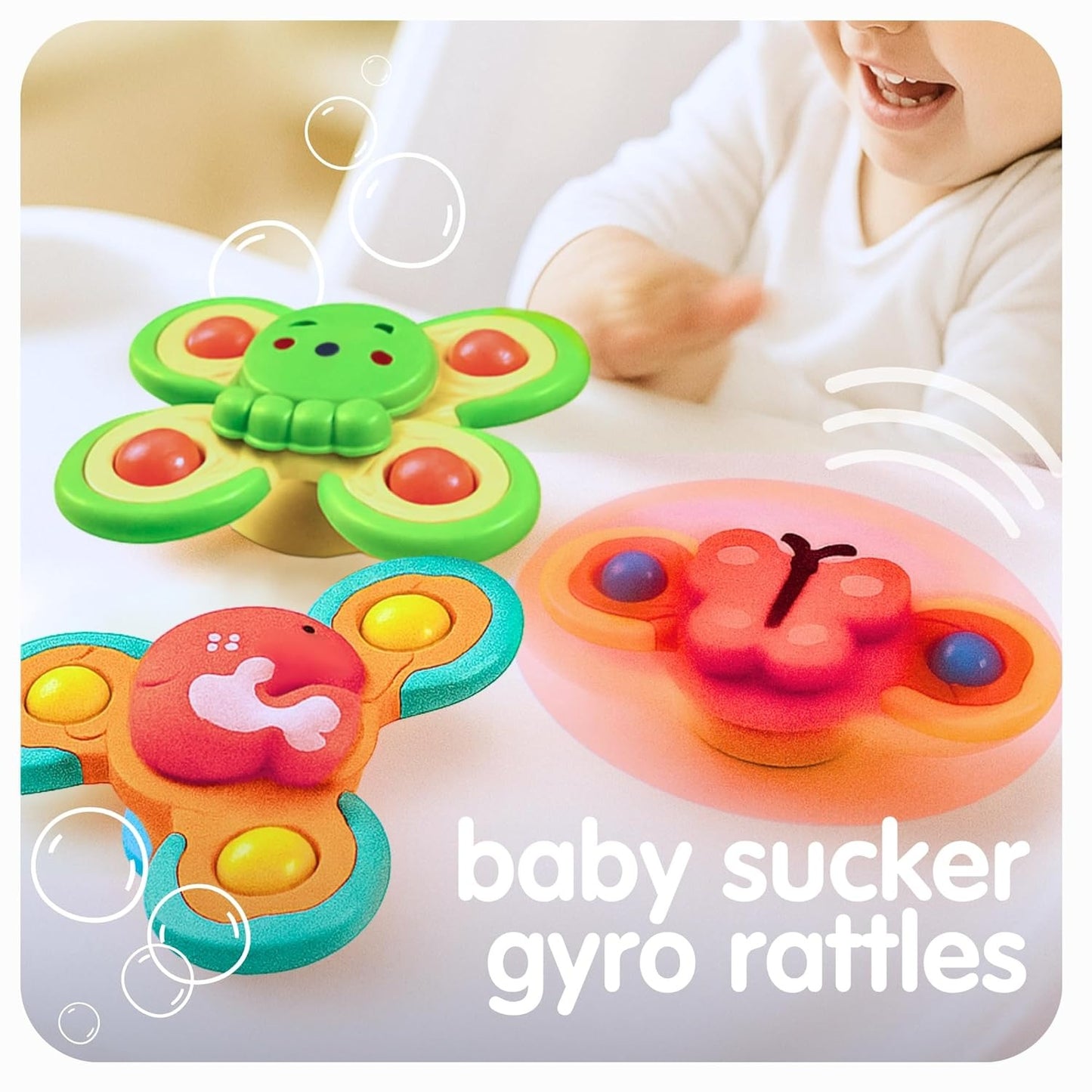 ToyBharat Baby Spinner Set of 3 is a multicolour interactive toy set that promotes motor skills and sensory play. Safe, non-toxic, and perfect for indoor and outdoor fun. A great birthday gift for baby boys and girls.