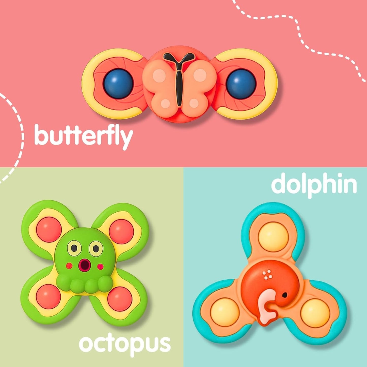 ToyBharat Baby Spinner Set of 3 is a multicolour interactive toy set that promotes motor skills and sensory play. Safe, non-toxic, and perfect for indoor and outdoor fun. A great birthday gift for baby boys and girls.