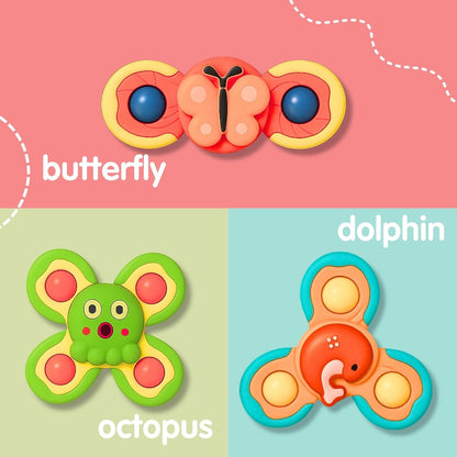 ToyBharat Baby Spinner Set of 3 is a multicolour interactive toy set that promotes motor skills and sensory play. Safe, non-toxic, and perfect for indoor and outdoor fun. A great birthday gift for baby boys and girls.