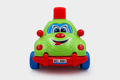 Toybharat Unisex Kids For Push N Go Cartoon Car |Multicolour | Travel Toys | Birthday Gift