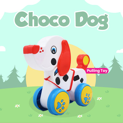 Toybharat Unisex Kids For Choco Dog |Multicolour | Travel Toys | Toy Gift |Pull Along Toy