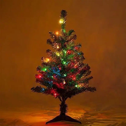 Toybharat Green Christmas Tree Decoration | Easy to Assemble | Festive Home Décor | Table Top | Without Light Only Tree