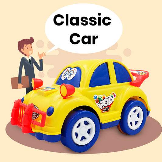 Toybharat Classic Car |Multicolour | Train Car Toy | Birthday Gift for Boy and Girl Baby