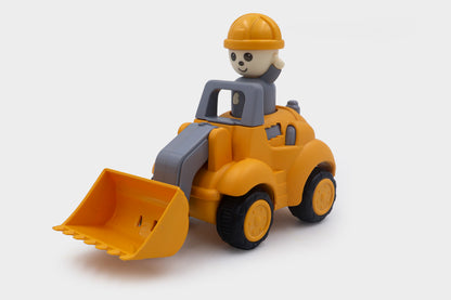 Toybharat Unisex Kids For Construction Truck |Multicolour | Push N Go Toys | Birthday Gift