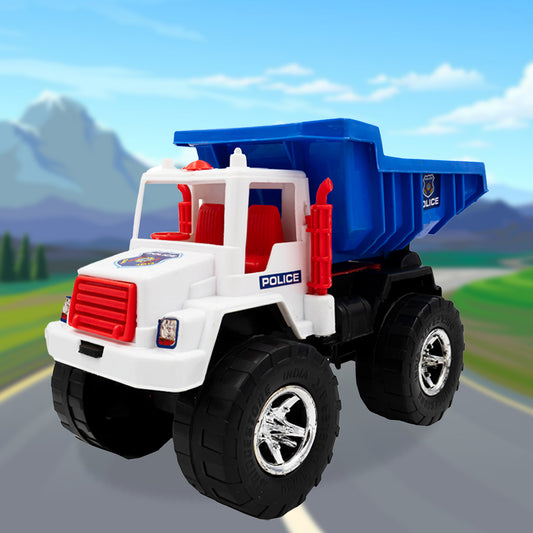 Toybharat Police Power Truck | Multicolour |Free wheel Toys| Birthday Gift for Boy and Girl Baby