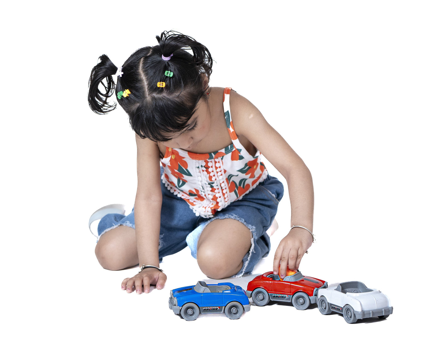 Toybharat Unisex Kids For Free Wheel Dinky Car |Multicolour |Free Wheel Toys| Toys Gift