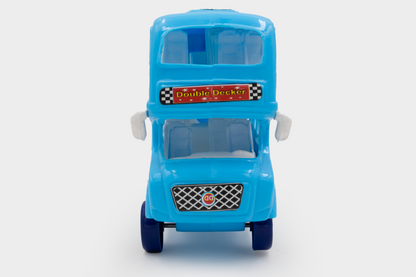 Toybharat Unisex Kids For Double Decker Bus |Multicolour |Friction Power Toys| Kids Gift