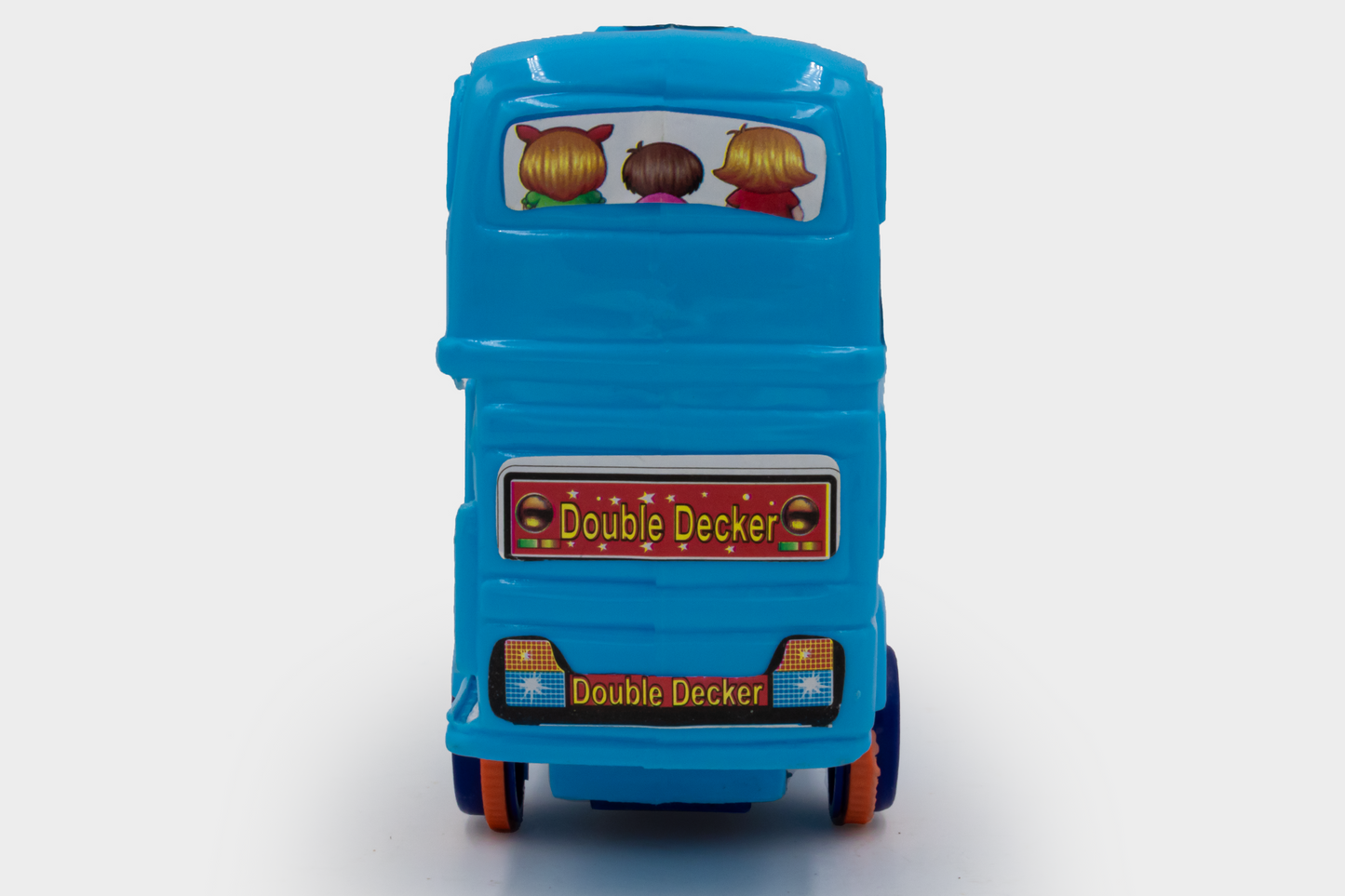 Toybharat Unisex Kids For Double Decker Bus |Multicolour |Friction Power Toys| Kids Gift