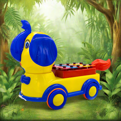 pulling elephant xylophone toy for kids