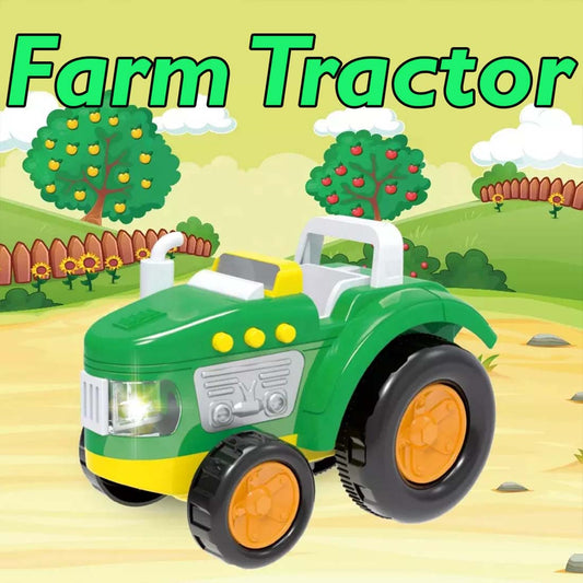 Toybharat Unisex Kids For Farm Tractor |Multicolour |Friction Power Toys| Birthday Gift