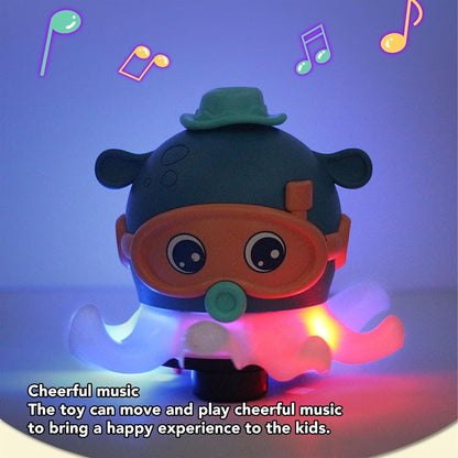 ToyBharat Floating Ball Octopus Toy for Kids (Ages 1–6) features a fun balancing ball design that boosts motor skills and coordination. Made in India, safe, non-toxic, ideal for indoor-outdoor play and gifting.