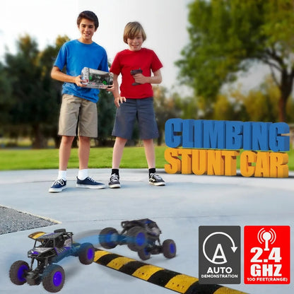 ToyBharat RC Monster Remote Control Car is a powerful multicolour electronic car toy with stunt action. Safe, durable, and exciting for kids, it's ideal for indoor and outdoor play and makes a thrilling gift.