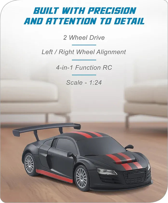 ToyBharat RC Sniper Remote Control Car is a multicolour electronic toy with a realistic design, ideal for kids aged 1–6. Safe, non-toxic, and perfect for indoor and outdoor play and gifting fun.
