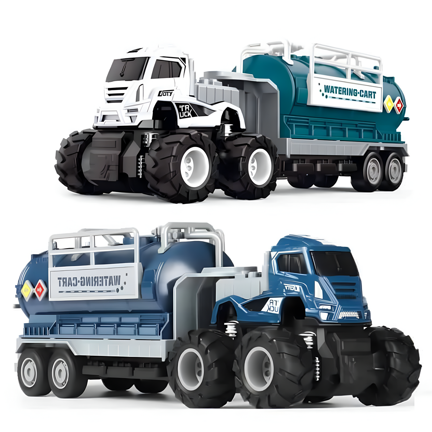 ToyBharat ABS Monster carrier truck Tanker Toy set with friction-powered cars, flashing lights, and music. A fun and educational emergency vehicle toy for boys and girls age 3+, ideal for birthdays and learning play.