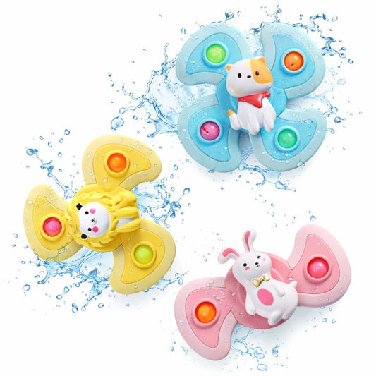 ToyBharat Big Spinner Set of 3 is a multicolour interactive toy set that promotes motor skills and sensory play. Safe, non-toxic, and perfect for indoor and outdoor fun. A great birthday gift for baby boys and girls.