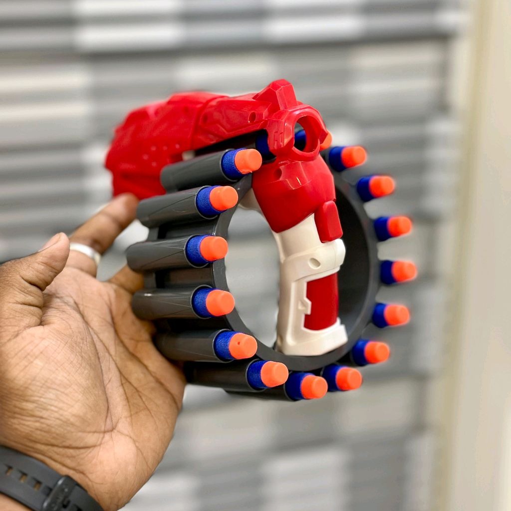 ToyBharat Feta Gun Toys for Kids 5 Years | (Multi Colour)Fun Target Shooting Feta Gun with 20 Soft Foam Dart Bullets | Feta Toy Gun for Boys, Girls, Teen, Adults | Birthday Gift - Made in India