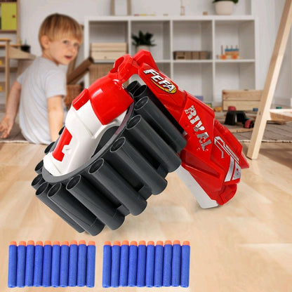 ToyBharat Feta Gun Toys for Kids 5 Years | (Multi Colour)Fun Target Shooting Feta Gun with 20 Soft Foam Dart Bullets | Feta Toy Gun for Boys, Girls, Teen, Adults | Birthday Gift - Made in India