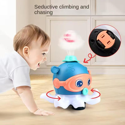 ToyBharat Floating Ball Octopus Toy for Kids (Ages 1–6) features a fun balancing ball design that boosts motor skills and coordination. Made in India, safe, non-toxic, ideal for indoor-outdoor play and gifting.