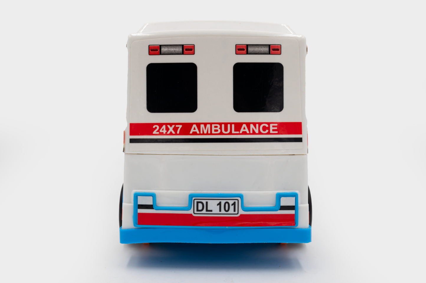 Toybharat Unisex Kids For Ambulance Kids |Multicolour | Friction Power Toy | Birthday Gift