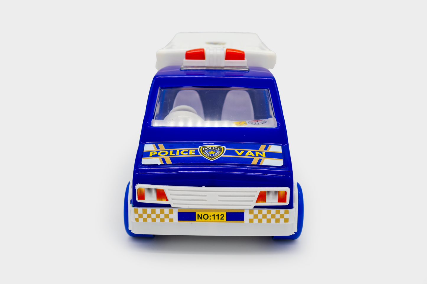 Toybharat Unisex Kids For Police Van |Multicolour |Friction Power Toys| Birthday Gift