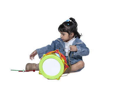 Toybharat Unisex Kids For Musical Drum Big |Multicolour |Intractive Toys | Birthday Gift