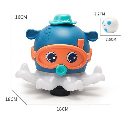 ToyBharat Floating Ball Octopus Toy for Kids (Ages 1–6) features a fun balancing ball design that boosts motor skills and coordination. Made in India, safe, non-toxic, ideal for indoor-outdoor play and gifting.