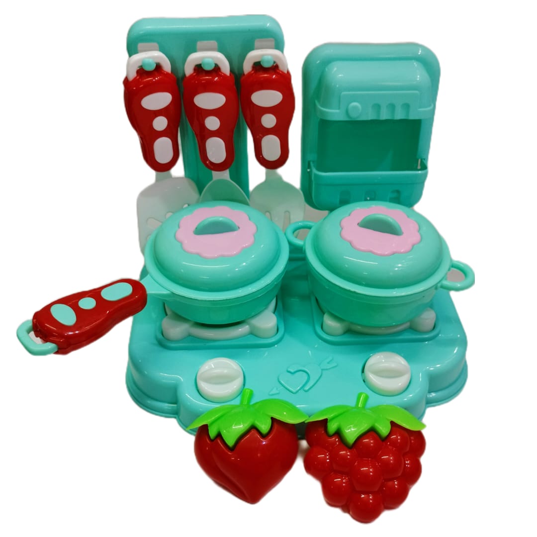 Girls Kids For Play Kitchen Set Box Role Play Set