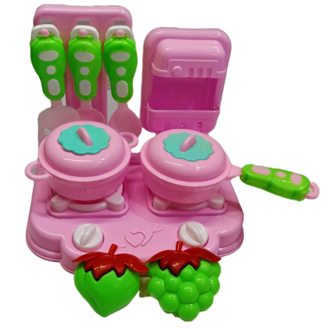 Toybharat Girls Kids For Play Kitchen Set Box Role Play Set|Multicolour | Girl Toys | Gift