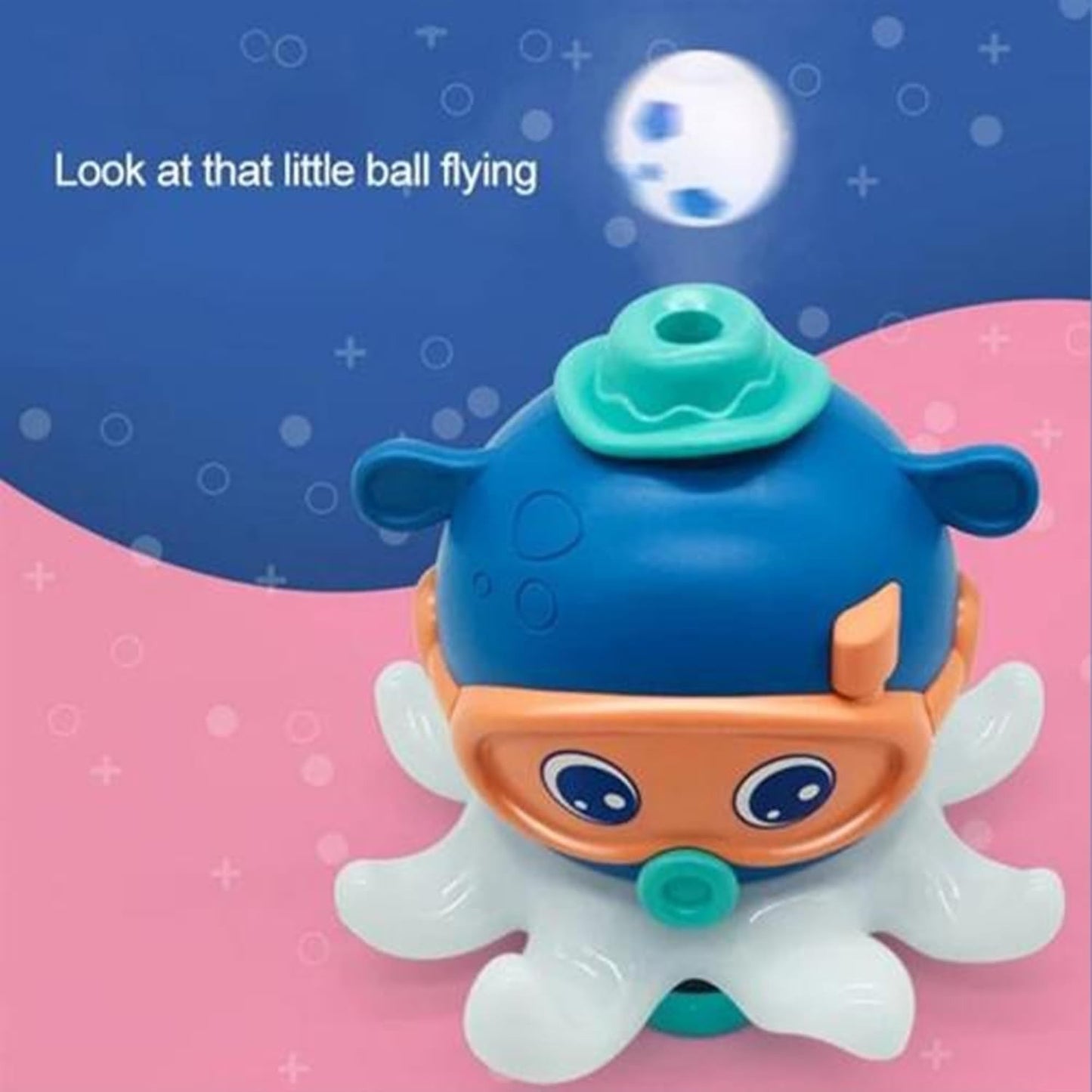 ToyBharat Floating Ball Octopus Toy for Kids (Ages 1–6) features a fun balancing ball design that boosts motor skills and coordination. Made in India, safe, non-toxic, ideal for indoor-outdoor play and gifting.