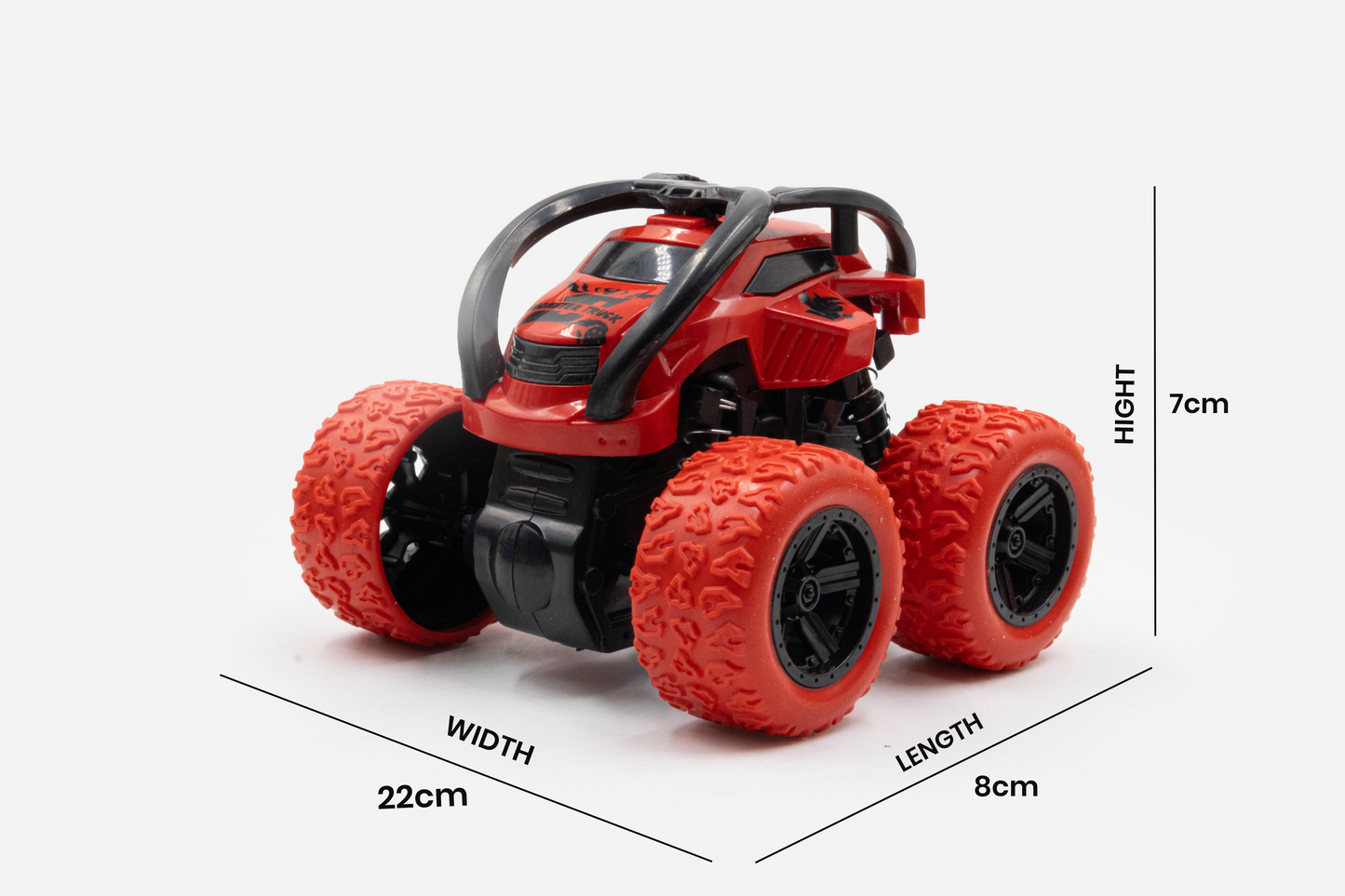 ToyBharat Monster Truck Tractor Friction Powered 360|Doll & Play Set | Pack of 1