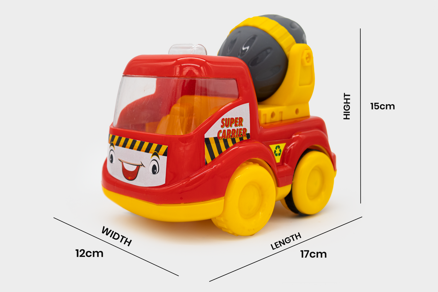 Toybharat Unisex Kids For Super Carriers Construction |Multicolour |Friction Power Toys